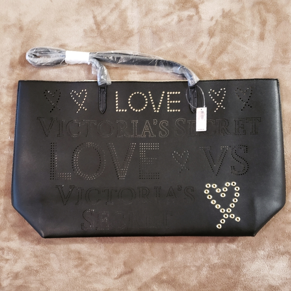 NWT.  Victoria's Secret Love Perforated Tote